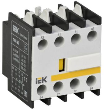 Изображение Приставка контактная ПКИ-22 доп. контакты 2з+2р IEK KPK10-22