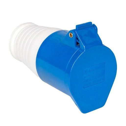 Изображение Розетка кабельная 16А 220В 2P+РЕ IP44 (213) EKF ps-213-16-220