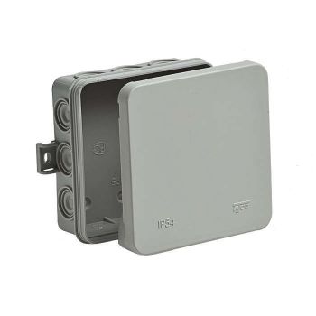 Изображение Коробка распределительная ОП 100х100х35мм IP54 12 вводов сер. Ruvinil 67095