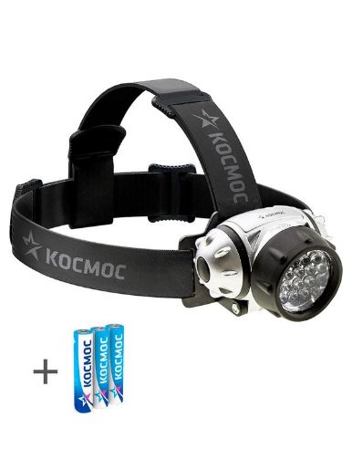 Изображение Фонарь H14LED 14хLED 3хAAA (R03) налобный Космос KOC-H14-LED