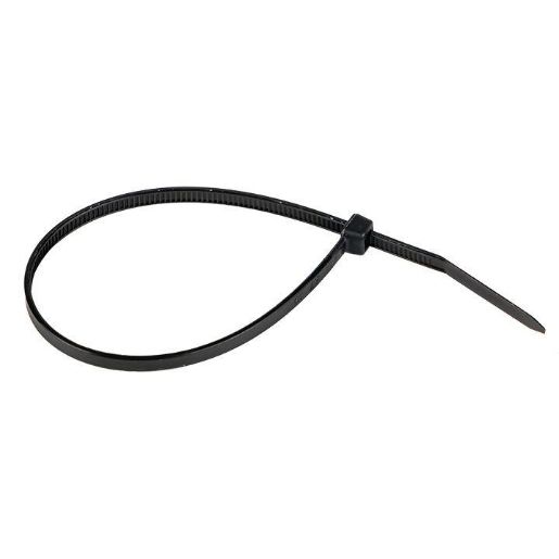 Изображение Хомут кабельный 3.6х200 нейл. черн. (уп.100шт) EKF plc-cb-3.6x200