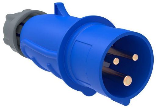 Изображение Вилка эл. каб. 32А 2P+PE 220В IP44 MAGNUM ССИ-023 IEK PSN01-032-3