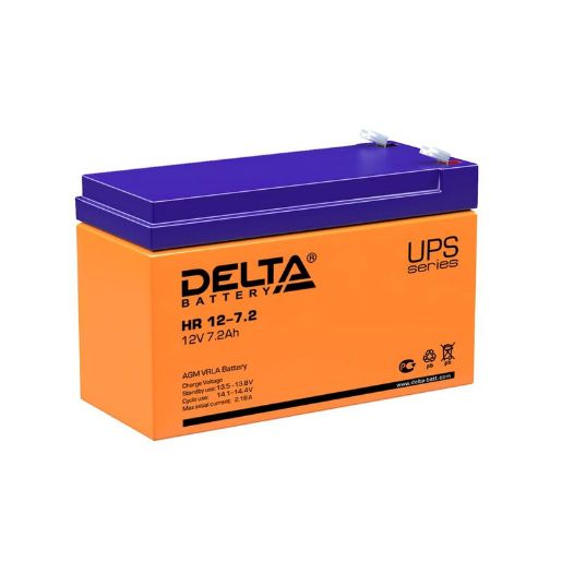 Изображение Аккумулятор UPS 12В 7.2А.ч Delta HR 12-7.2