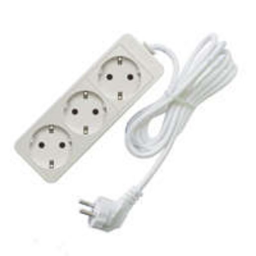 Изображение Удлинитель 3х1.5м с заземл. 16А IP20 3.5кВт ПВС Союз 481S-6301