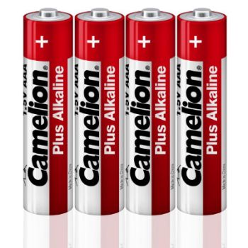 Изображение Элемент питания алкалиновый AAA/LR03 1.5В Plus Alkaline LR03-SP4 (уп.4шт) Camelion 12553