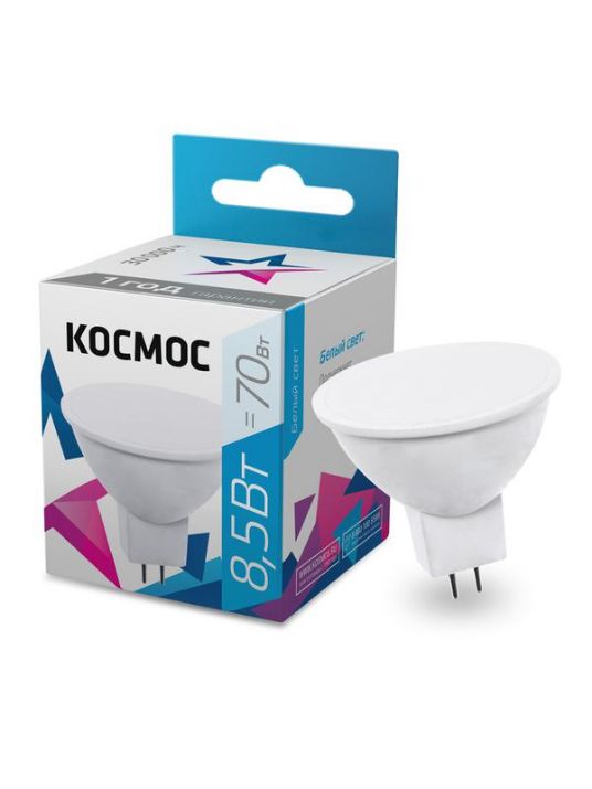 Изображение Лампа светодиодная JCDR 8.5Вт 220В GU5.3 4500К Космос LkecLED8.5wJCDRC45