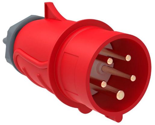 Изображение Вилка эл. каб. 32А 3P+PE+N 6ч/200/346-240/415В IP44 MAGNUM ССИ-025 IEK PSN02-032-5