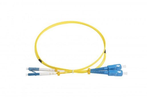 Изображение Патч-корд FC-D2-9-LC/UR-SC/UR-H-1M-LSZH-YL волоконно-оптический (шнур) SM 9/125 (OS2) LC/UPC-SC/UPC duplex LSZH 1м Hyperline 28387