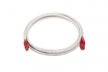 Изображение Патч-корд U/UTP кат.5e LSZH 3м PC-LPM-UTP-RJ45-RJ45-C5e-3M-LSZH-GY сер. Hyperline 42273