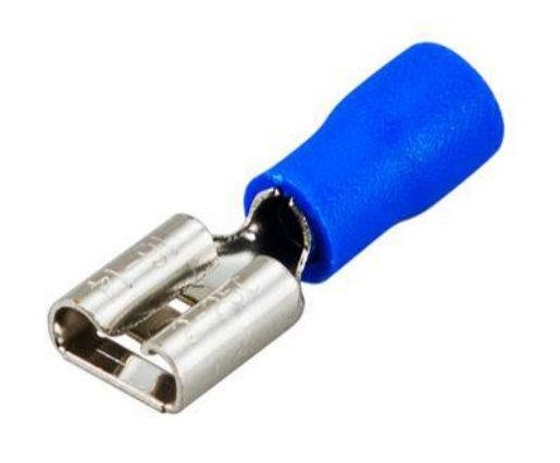 Изображение Клемма плоская изол. (гнездо) (VF 2-250) REXANT 08-0433