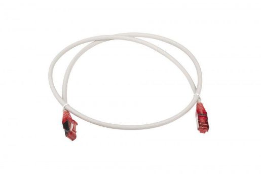 Изображение Патч-корд PC-LPM-STP-RJ45-RJ45-C5e-1M-LSZH-GY F/UTP экран. кат.5e LSZH 1м сер. Hyperline 42308