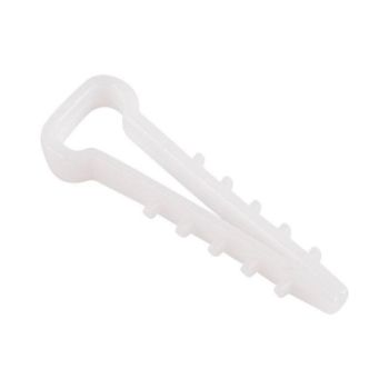 Изображение Дюбель-хомут 6-12 прямоуг. бел. (уп.100шт) Rexant 07-4612