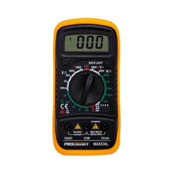 Изображение Мультиметр портативный MAS830L (DT850L) PROCONNECT 13-3021