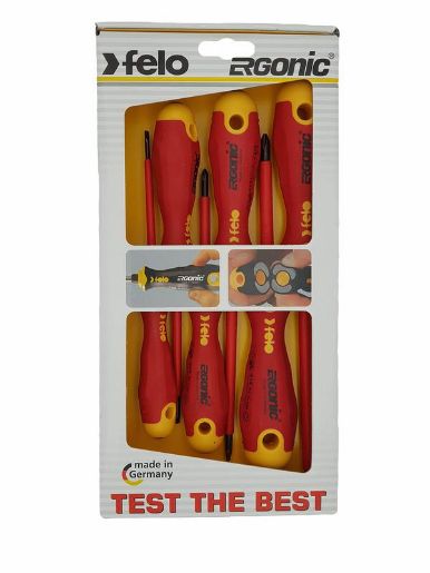 Изображение Набор диэлектрических отверток Ergonic (уп.6шт) Felo 41396198
