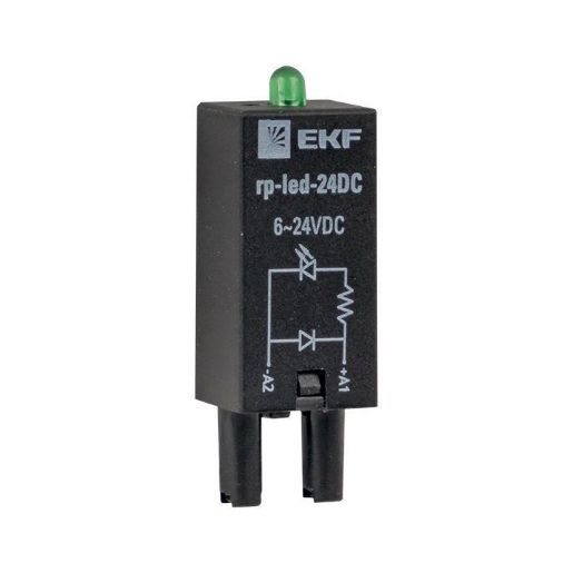 Изображение Модуль светодиодный 24 VDC для промежуточных реле RP AVERES EKF rp-led-24DC