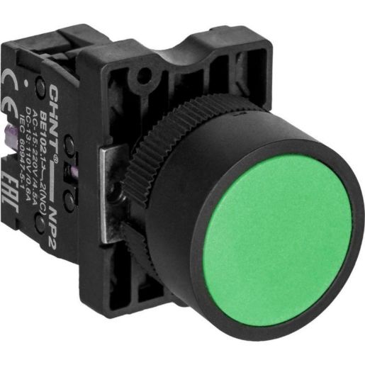Изображение Кнопка управления NP2-EA31 без подсветки зел. 1НО IP40 CHINT 574816