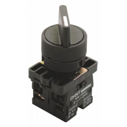 Изображение Переключатель NP2-ED33 3 полож. с фиксацией 2НО IP40 CHINT 574822