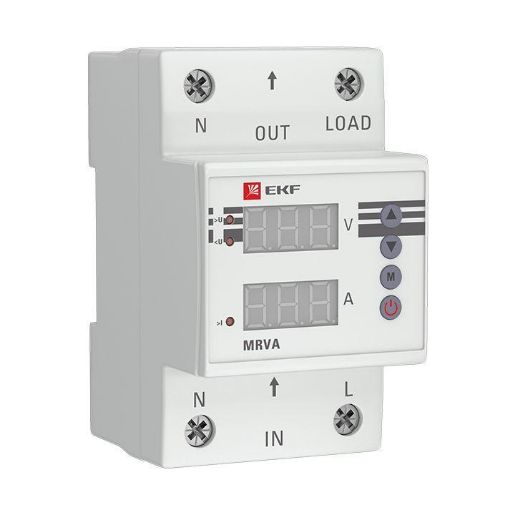 Изображение Реле напряжения и тока с дисплеем MRVA 32А PROxima EKF MRVA-32A