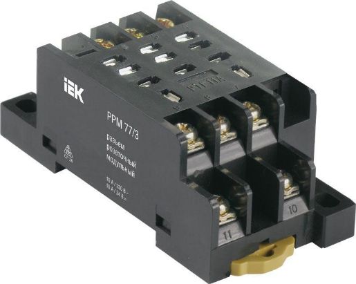 Изображение Разъем модульный РРМ77/3(PTF11A) для РЭК77/3(LY3) IEK RRP10D-RRM-3