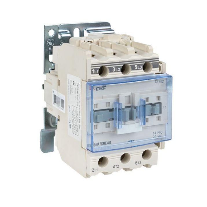 Изображение Контактор КМЭ 40А 380В NO+NC EKF ctr-s-40-380