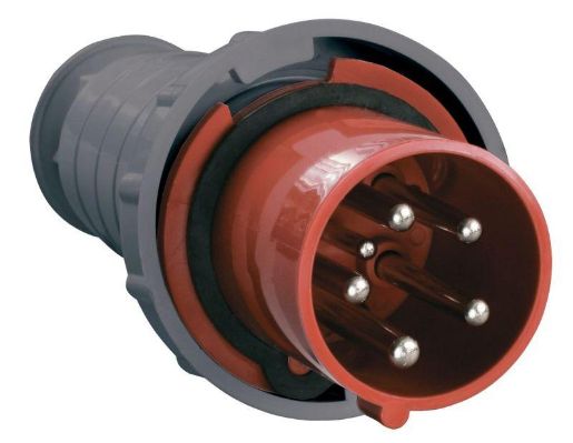 Изображение Вилка эл. каб. 63А 3P+PE+N 380В IP54 ССИ-035 IEK PSR02-063-5