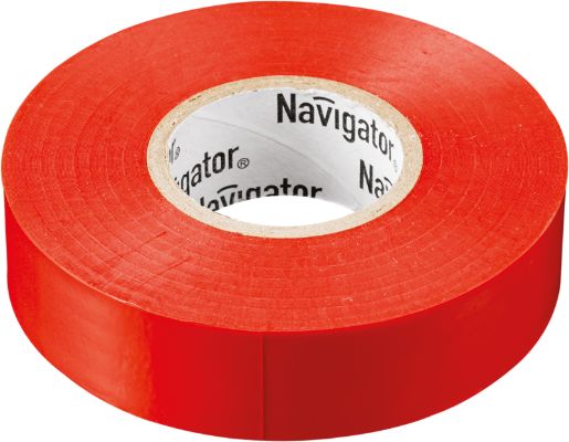 Изображение Изолента ПВХ 15мм (рул.20м) красн. NIT-B15-20/R Navigator 71104