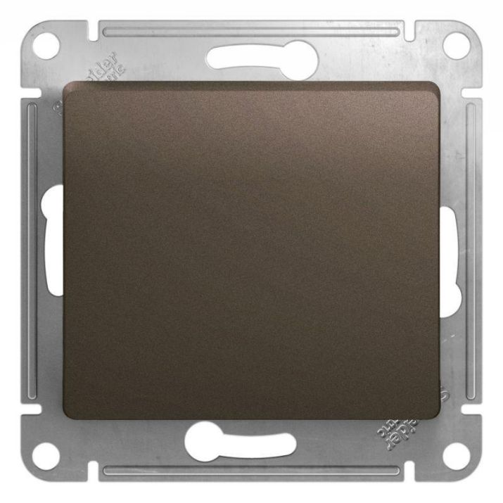 Изображение Переключатель проходной 1-кл. СП Glossa 10А IP20 (сх. 6) 10AX механизм шоколад. SE GSL000861