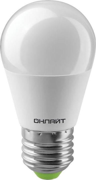 Изображение Лампа светодиодная 61 969 OLL-G45-10-230-4K-E27 10Вт ОНЛАЙТ 61969