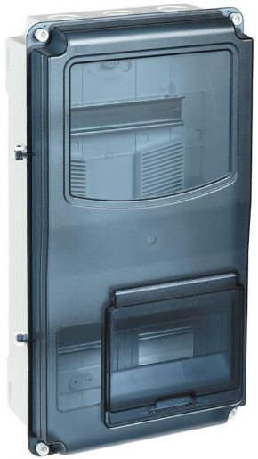 Изображение Корпус ЩУРн-П 3/12 Krepta 3 IP66 PC пластик. IEK MSP3-N-12-66-L