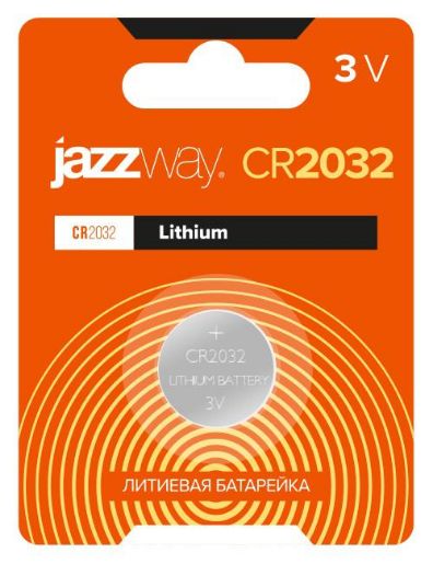 Изображение Элемент питания литиевый CR2032 3В BL-1 (блист.1шт) JazzWay 2852892