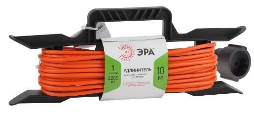 Изображение Удлинитель-шнур на рамке 1х10м без заземл. 10А IP20 UFx-1-2х1.0-10m ПВС 2х1 Эра Б0043039