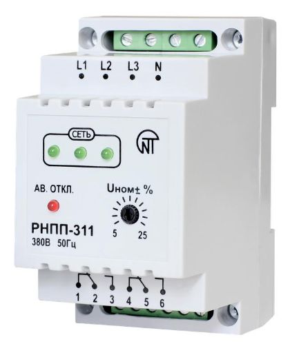 Изображение Реле напряжения РНПП-311 3ф НовАтек-Электро 3425600311