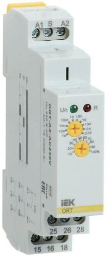 Изображение Реле задержки включения ORT 2 контакта 230В AC IEK ORT-A2-AC230V