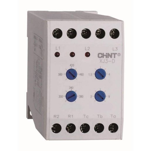 Изображение Реле контроля фаз XJ3-D AC 380В CHINT 284003