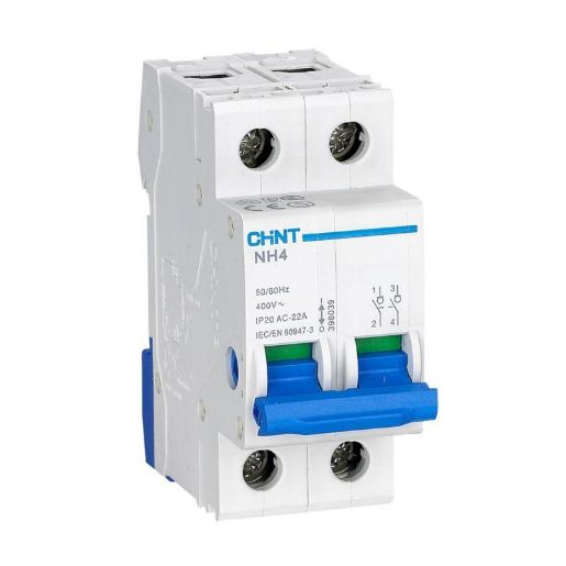 Изображение Выключатель нагрузки 2п 100А NH4 (R) CHINT 398039