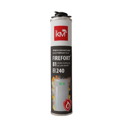 Изображение Пена монтажная огнестойкая FIREFORT B1 KM-FF-POM-B1 750мл КМ LO43490