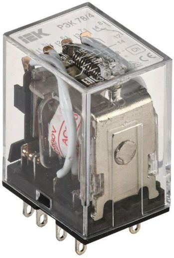 Изображение Реле РЭК 78-4 3А 220В AC IEK RRP20-4-03-220A