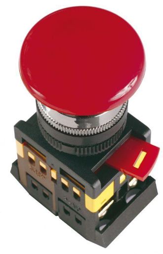 Изображение Кнопка "Грибок" AEAL-22 d22мм 1з+1р 240В с фиксацией красн. IEK BBG60-AEAL-K04