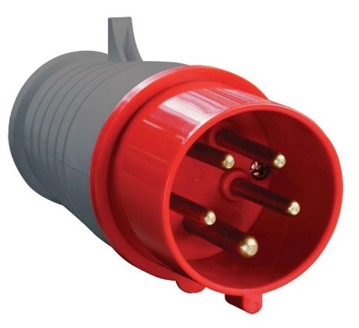 Изображение Вилка эл. каб. 16А 3P+PE+N 380В IP44 ССИ-015 IEK PSR02-016-5
