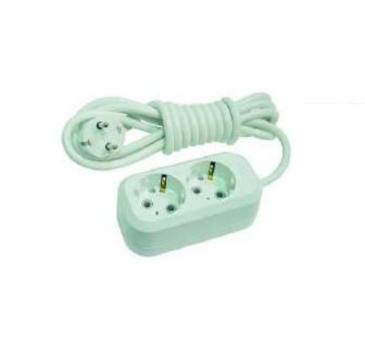 Изображение Удлинитель 2х3м с заземл. 16А IP20 Makel MGP113