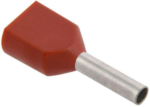 Изображение Наконечник НШВИ(2) 0.75-8 темн. красн. (уп.100шт) IEK UTE10-D75-100