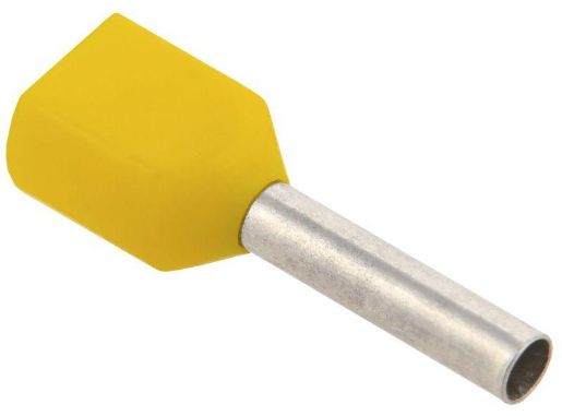 Изображение Наконечник НШВИ(2) 1.0-10 желт. (уп.100шт) IEK UTE10-D2-3-100