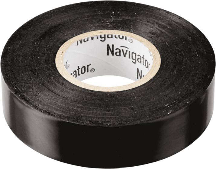 Изображение Изолента ПВХ 19мм (рул.20м) черн. NIT-A19-20/BL Navigator 71110