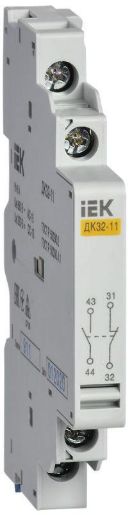 Изображение Контакт дополнительный 1НО+1НЗ ДК32-11 IEK DMS11D-AU11