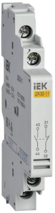 Изображение Контакт дополнительный 1НО+1НЗ ДК32-11 IEK DMS11D-AU11