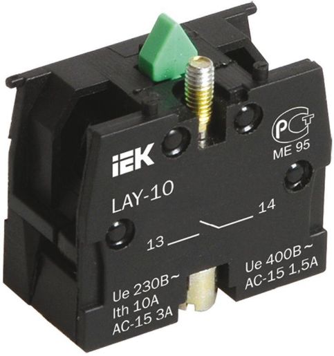 Изображение Блок контактный 1з для LAY5 IEK BDK21