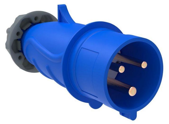 Изображение Вилка эл. каб. 16А 2P+PE 220В IP44 MAGNUM ССИ-013 IEK PSN01-016-3