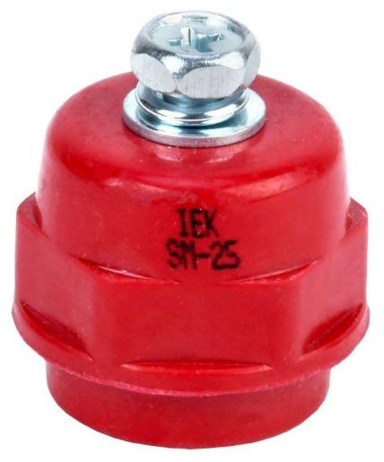 Изображение Изолятор SM25 (М6) силовой с болтом IEK YIS11-25-06-B