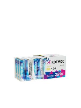 Изображение Элемент питания алкалиновый AA/LR6 пласт. бокс (уп.24шт) КОСМОС KOCLR6_24BOX