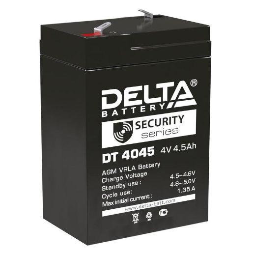 Изображение Аккумулятор ОПС 4В 4.5А.ч для прожекторов Delta DT 4045